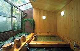 大東園の檜のお風呂１